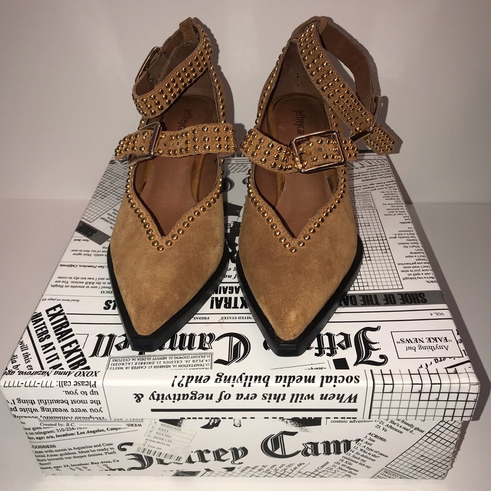 Jeffrey Campbell Walk on By heels Tan 7M